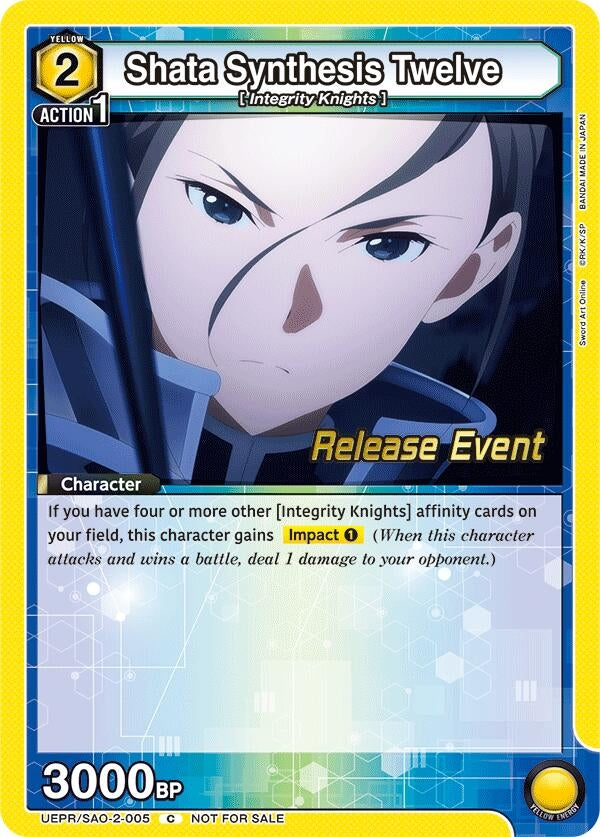 Image for Shata Synthesis Twelve (UEPR/SAO-2-005) (UEX06BT: Sword Art Online Vol.2 Release Event Cards) (UEX06BT_RE) - Union Arena