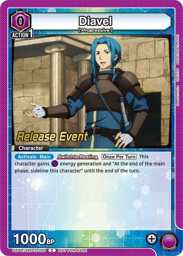 Image for Diavel (UEPR/SAO-2-050) (UEX06BT: Sword Art Online Vol.2 Release Event Cards) (UEX06BT_RE) - Union Arena