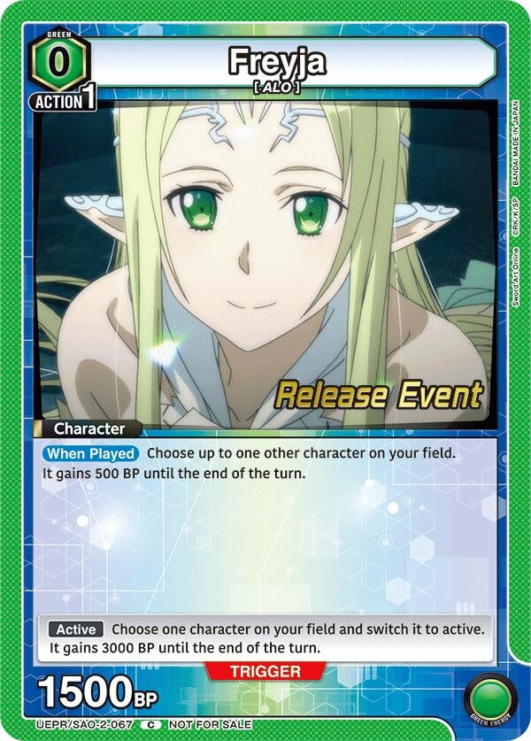 Image for Freyja (UEPR/SAO-2-067) (UEX06BT: Sword Art Online Vol.2 Release Event Cards) (UEX06BT_RE) - Union Arena