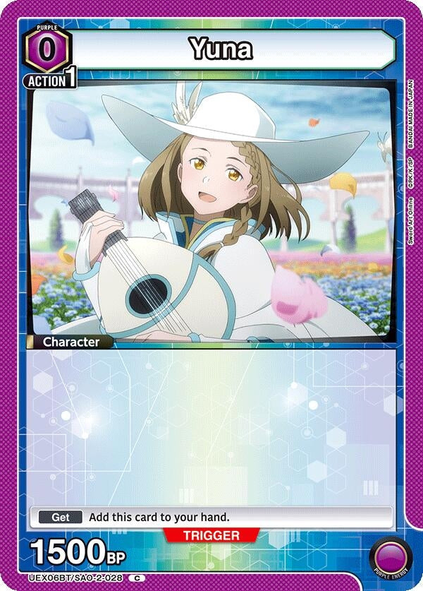 Image for Yuna (028) (Box Topper Foil) (UEX06BT/SAO-2-028) (UEX06BT: Sword Art Online Vol.2) (UEX06BT) - Union Arena