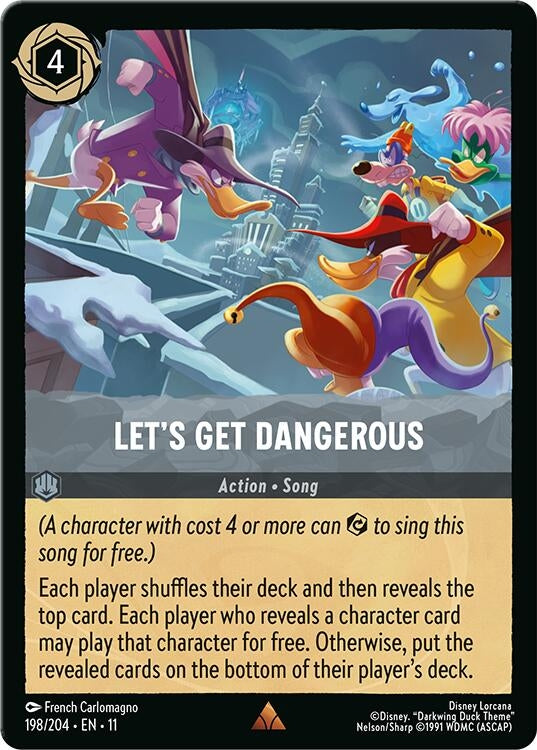 Image for Let's Get Dangerous (198/204) (Winterspell) (11) - Disney Lorcana