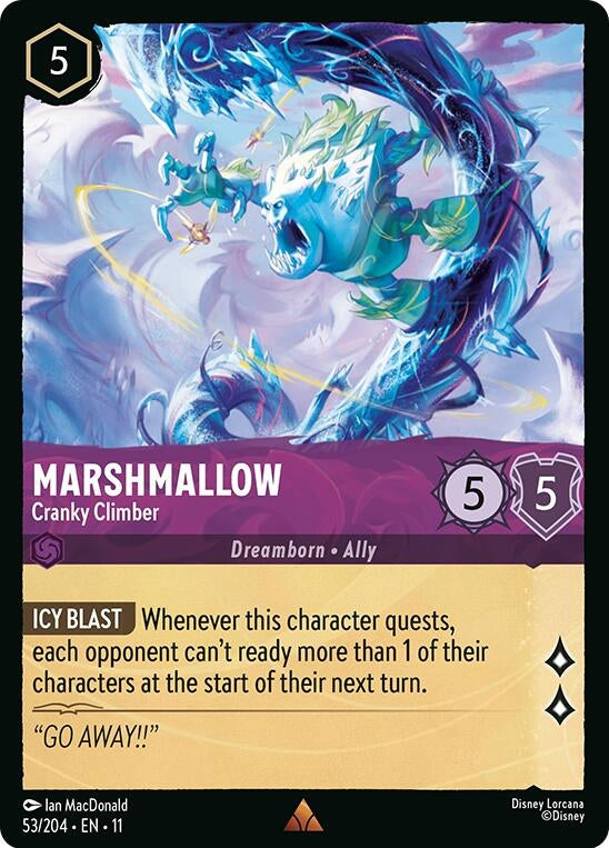Image for Marshmallow - Cranky Climber (53/204) (Winterspell) (11) - Disney Lorcana