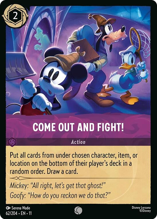 Image for Come Out and Fight! (62/204) (Winterspell) (11) - Disney Lorcana