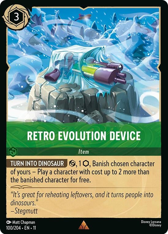 Image for Retro Evolution Device (100/204) (Winterspell) (11) - Disney Lorcana