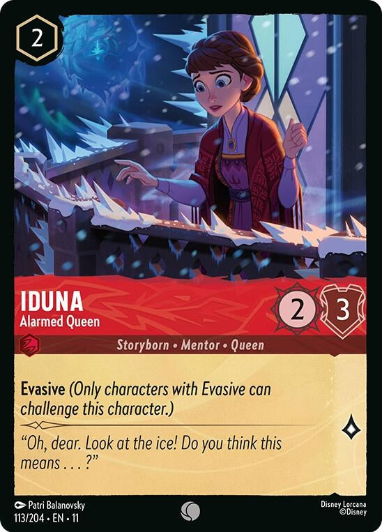 Image for Iduna - Alarmed Queen (113/204) (Winterspell) (11) - Disney Lorcana