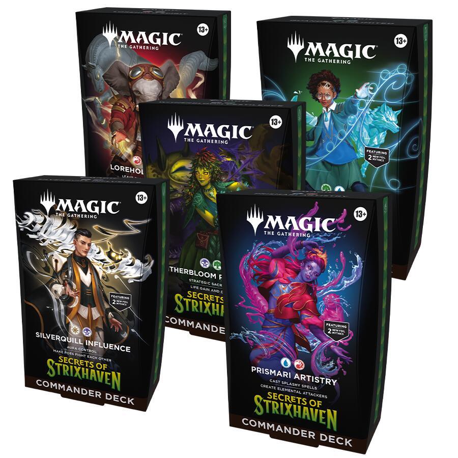 Magic The Gathering | Secrets of Strixhaven Commander Deck Display - PokeBox USA