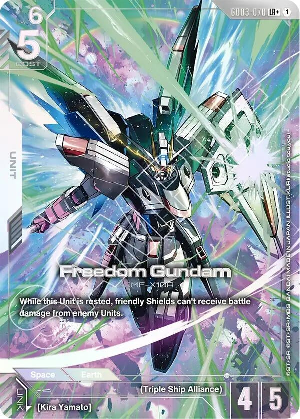 Image for Freedom Gundam (GD03-070) (LR+) (GD03-070) (Steel Requiem) (GD03) - Gundam Card Game
