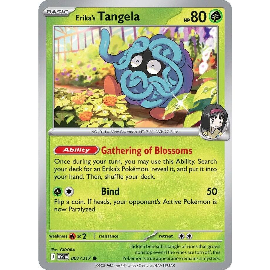 Image for Erika's Tangela (007/217) (ME: Ascended Heroes) - Pokemon