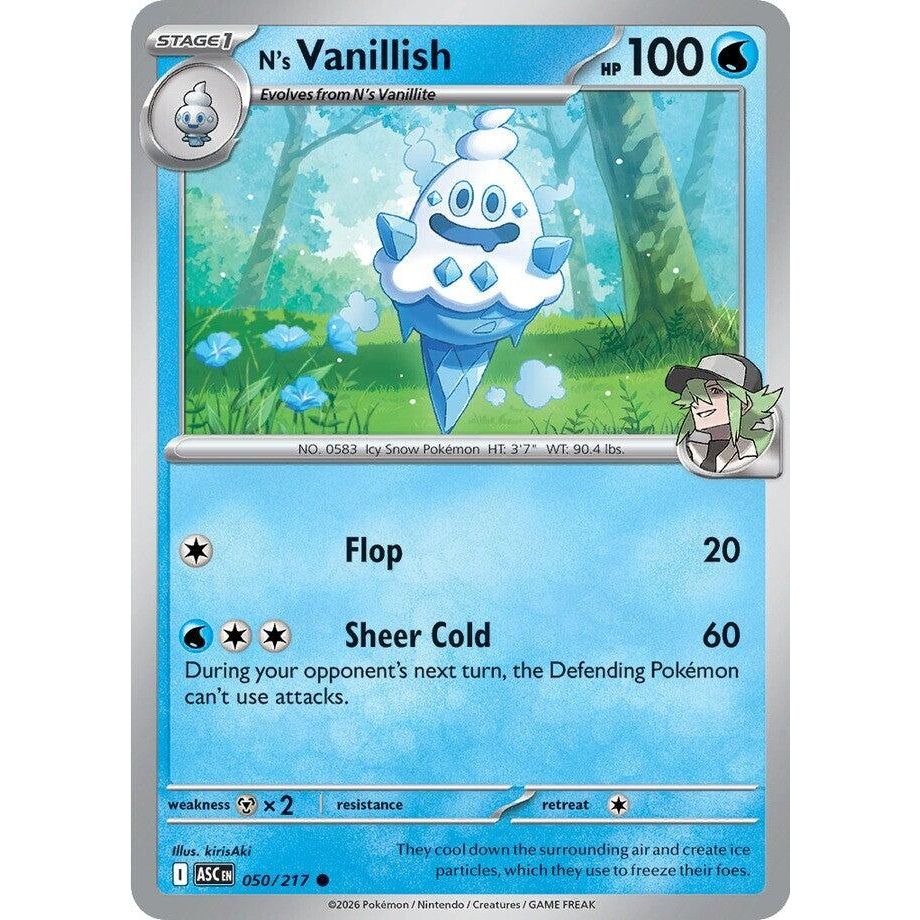 Image for N's Vanillish (050/217) (ME: Ascended Heroes) - Pokemon
