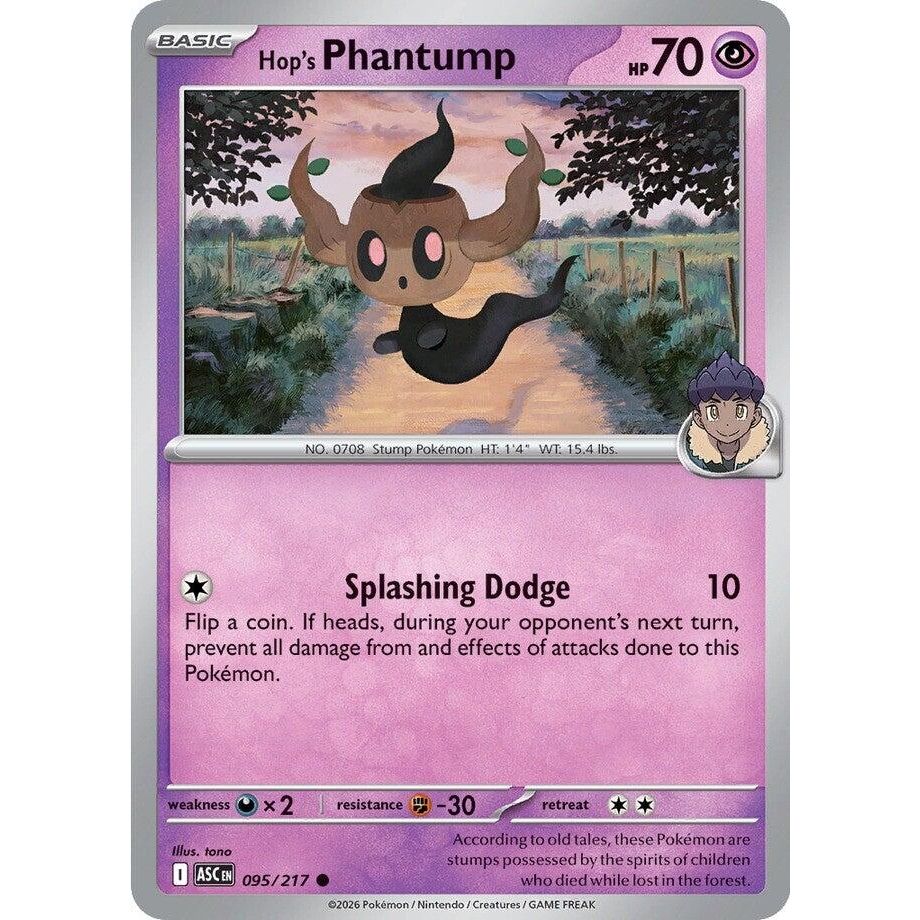 Image for Hop's Phantump (095/217) (ME: Ascended Heroes) - Pokemon