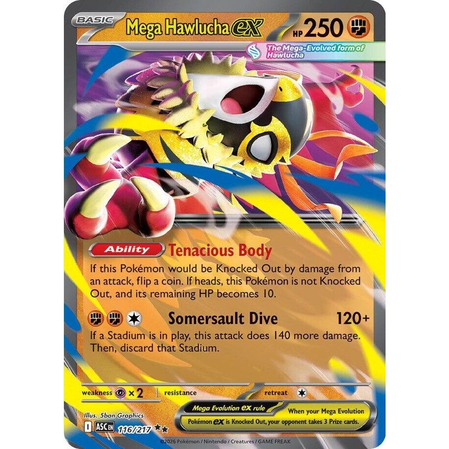 Image for Mega Hawlucha ex (116/217) (ME: Ascended Heroes) - Pokemon