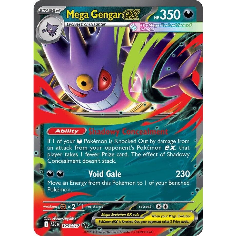 Image for Mega Gengar ex (125/217) (ME: Ascended Heroes) - Pokemon