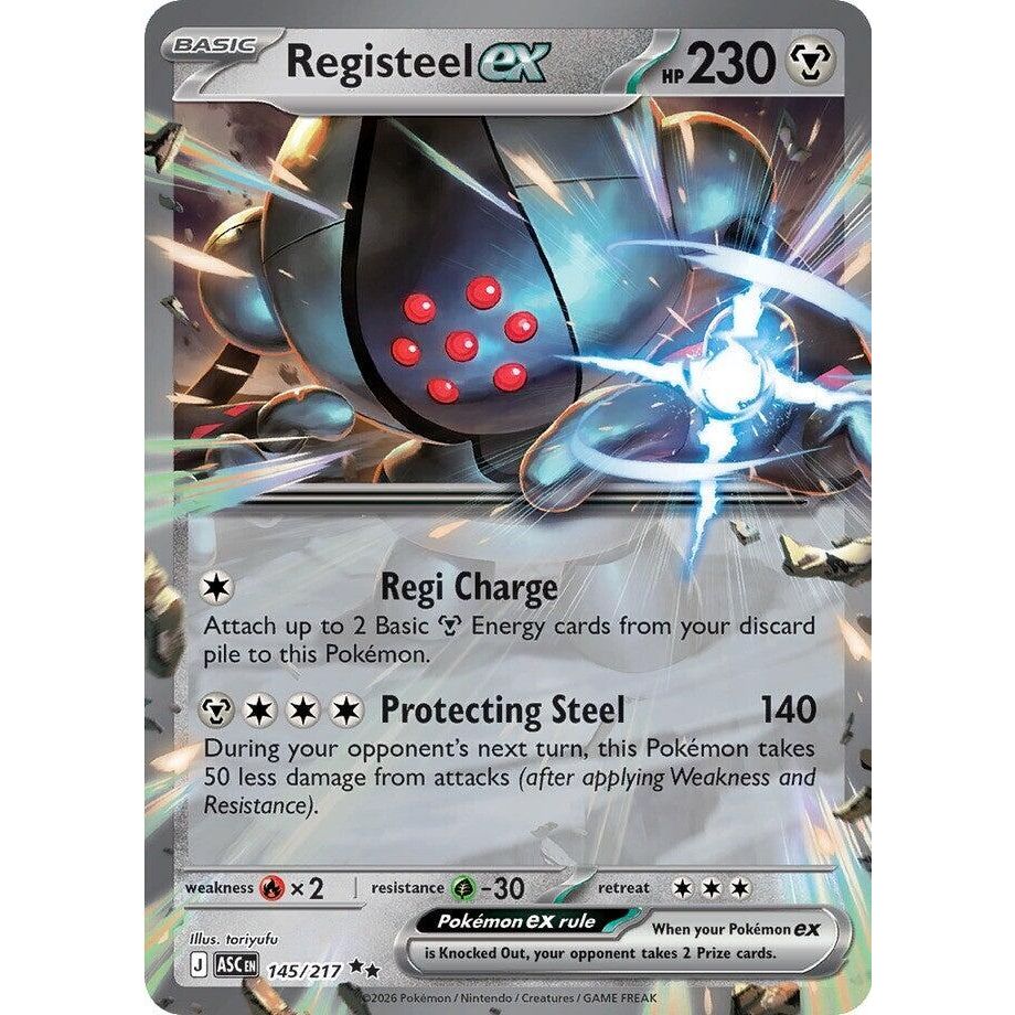 Image for Registeel ex (145/217) (ME: Ascended Heroes) - Pokemon