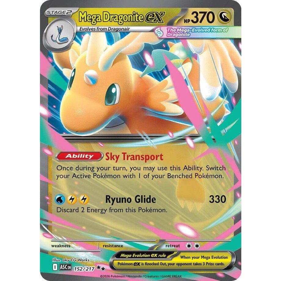 Image for Mega Dragonite ex (152/217) (ME: Ascended Heroes) - Pokemon