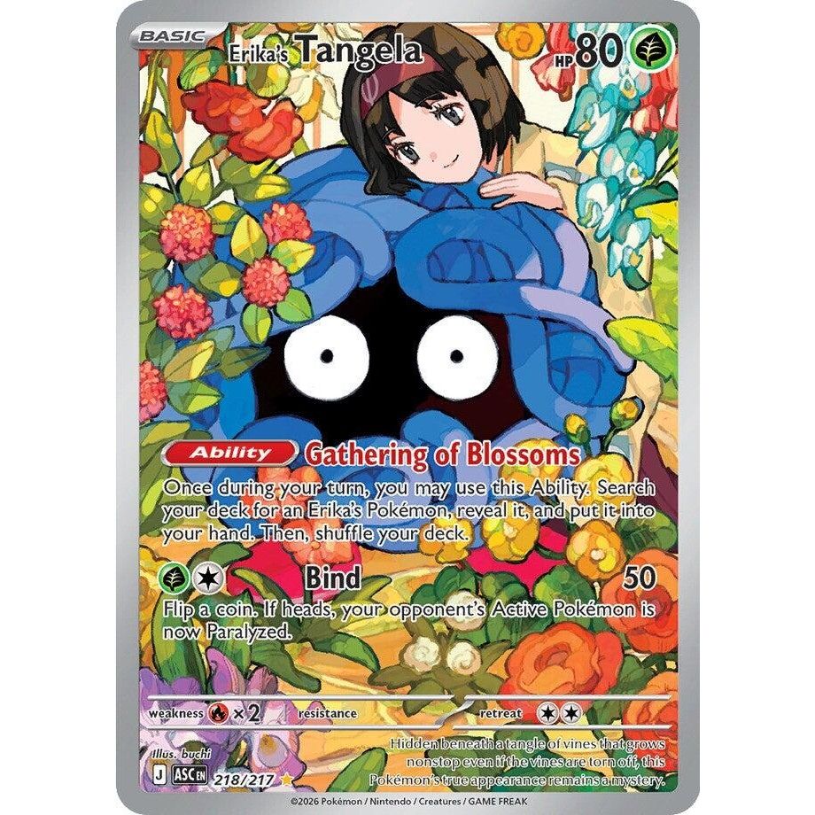 Image for Erika's Tangela (218/217) (ME: Ascended Heroes) - Pokemon