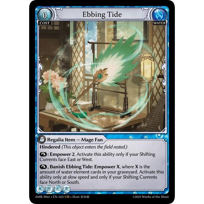 Image for Ebbing Tide (025) (Mortal Ambition Alter Edition) - Grand Archive TCG