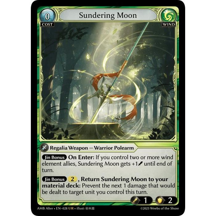 Image for Sundering Moon (028) (Mortal Ambition Alter Edition) - Grand Archive TCG