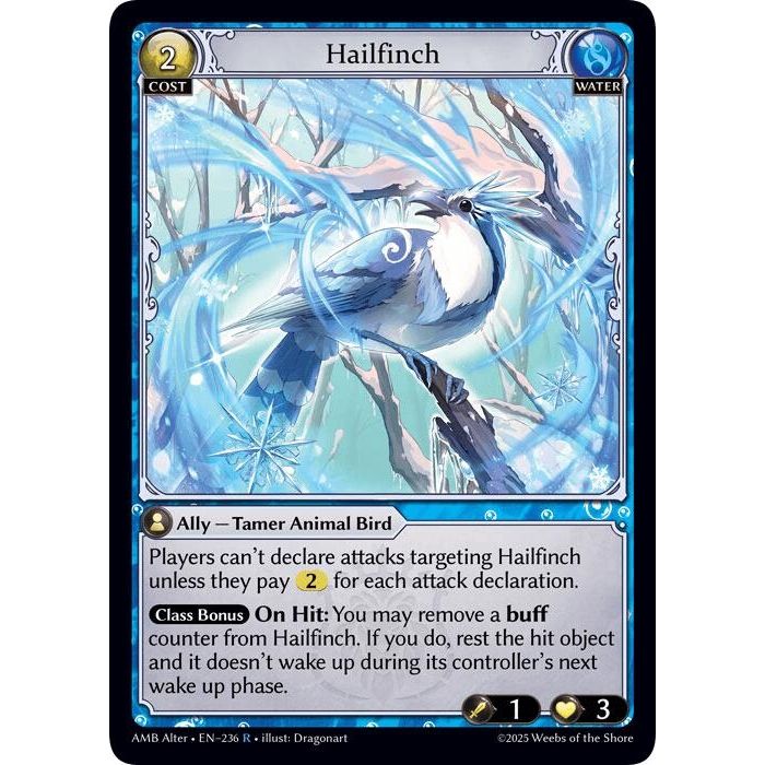 Image for Hailfinch (236) (Mortal Ambition Alter Edition) - Grand Archive TCG
