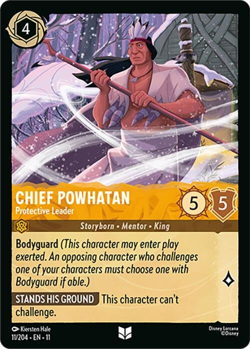 Image for Chief Powhatan - Protective Leader (11/204) (Winterspell) (11) - Disney Lorcana