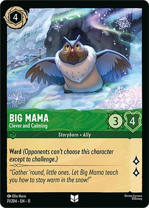 Image for Big Mama - Clever and Calming (71/204) (Winterspell) (11) - Disney Lorcana