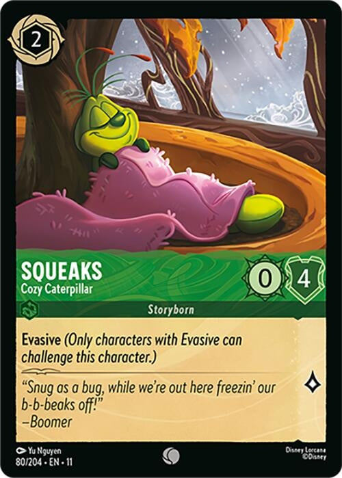 Image for Squeaks - Cozy Caterpillar (80/204) (Winterspell) (11) - Disney Lorcana