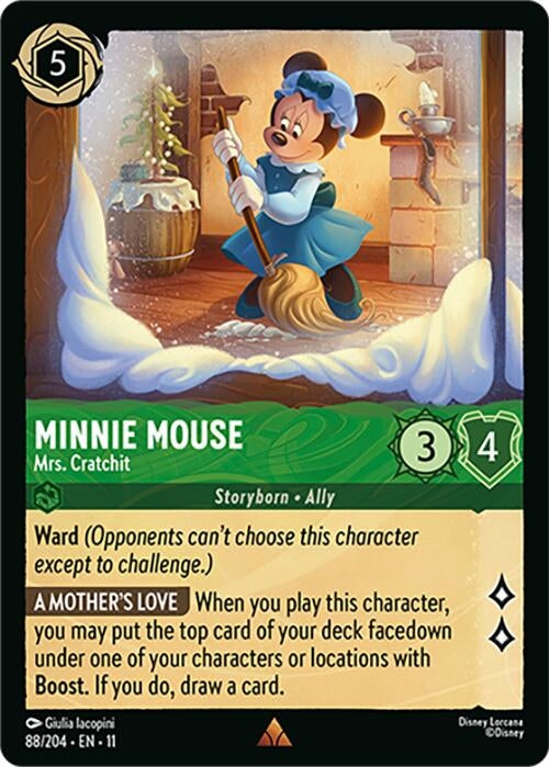 Image for Minnie Mouse - Mrs. Cratchit (88/204) (Winterspell) (11) - Disney Lorcana