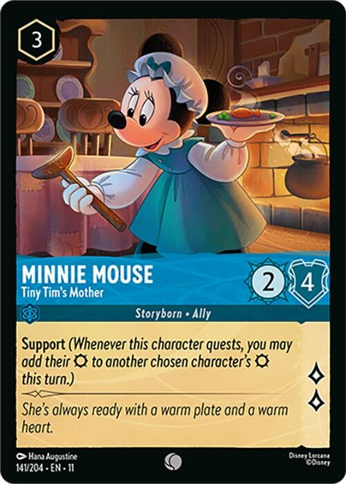 Image for Minnie Mouse - Tiny Tim's Mother (141/204) (Winterspell) (11) - Disney Lorcana