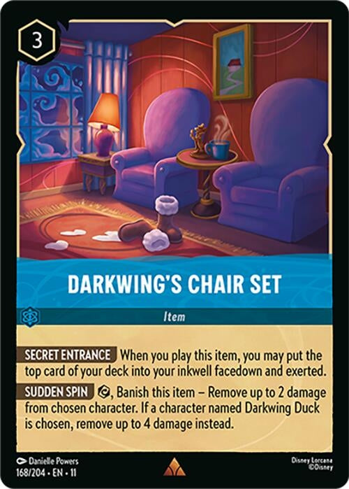 Image for Darkwing's Chair Set (168/204) (Winterspell) (11) - Disney Lorcana