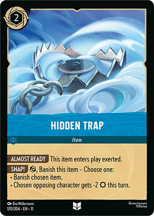 Image for Hidden Trap (170/204) (Winterspell) (11) - Disney Lorcana