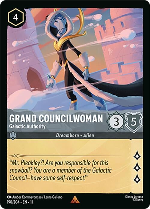 Image for Grand Councilwoman - Galactic Authority (190/204) (Winterspell) (11) - Disney Lorcana