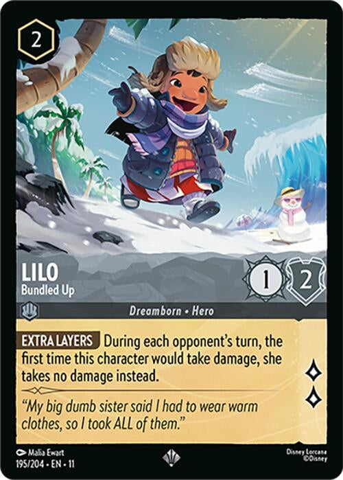 Image for Lilo - Bundled Up (195/204) (Winterspell) (11) - Disney Lorcana