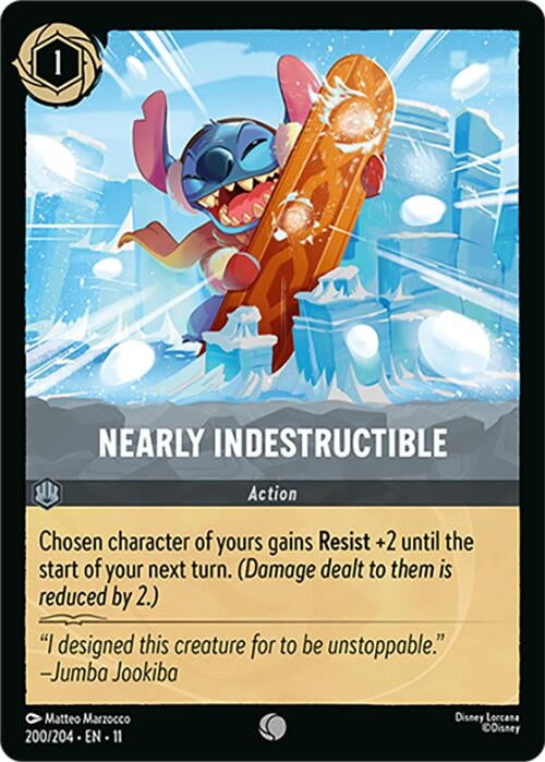 Image for Nearly Indestructible (200/204) (Winterspell) (11) - Disney Lorcana