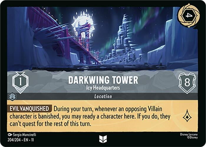 Image for Darkwing Tower - Icy Headquarters (204/204) (Winterspell) (11) - Disney Lorcana