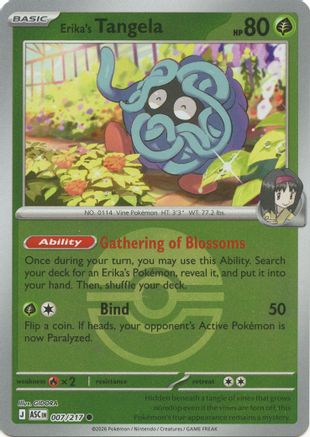 Erika's Tangela - 007/217 (Poke Ball) (007/217) (ME: Ascended Heroes) - PokeBox USA