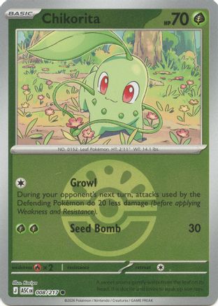 Chikorita (Friend Ball) (008/217) (ME: Ascended Heroes)