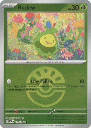 Budew - 016/217 (Friend Ball) (016/217) (ME: Ascended Heroes) - PokeBox USA