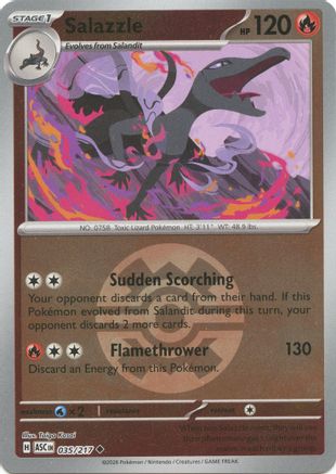 Salazzle - 035/217 (Quick Ball) (035/217) (ME: Ascended Heroes) - PokeBox USA
