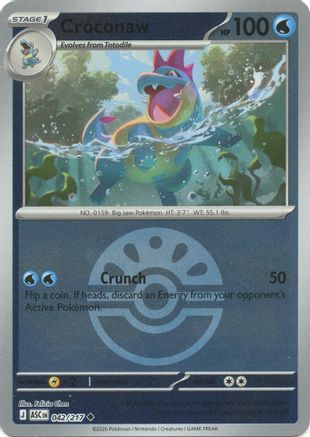 Croconaw (Friend Ball) (042/217) (ME: Ascended Heroes) - PokeBox USA