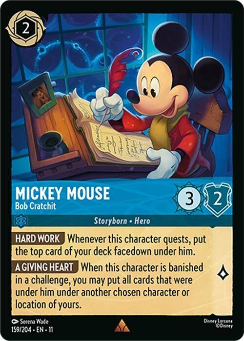 Image for Mickey Mouse - Bob Cratchit (159/204) (Winterspell) (11) - Disney Lorcana