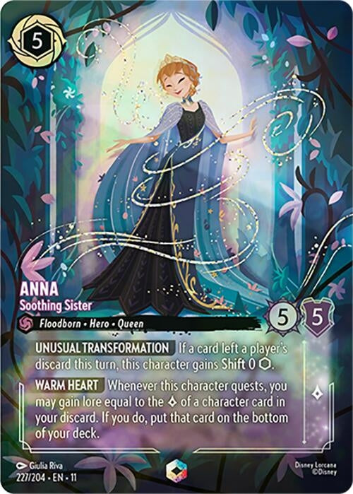 Image for Anna - Soothing Sister (Enchanted) (227/204) (Winterspell) (11) - Disney Lorcana
