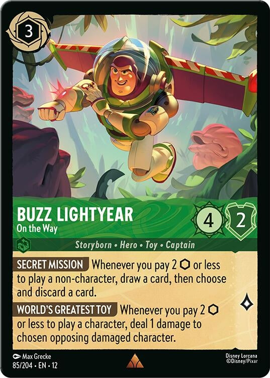 Image for Buzz Lightyear - On the Way (85/204) (Wilds Unknown) (12) - Disney Lorcana