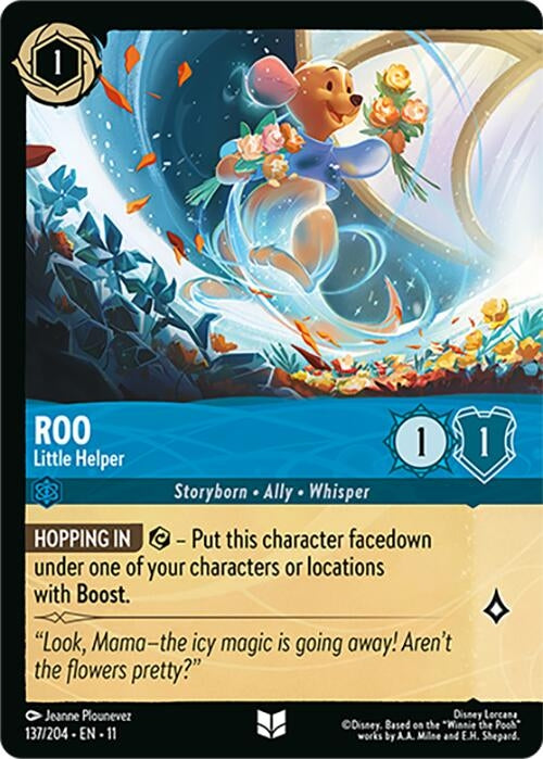 Image for Roo - Little Helper (Foil) (137/204) (Winterspell) (11) - Disney Lorcana