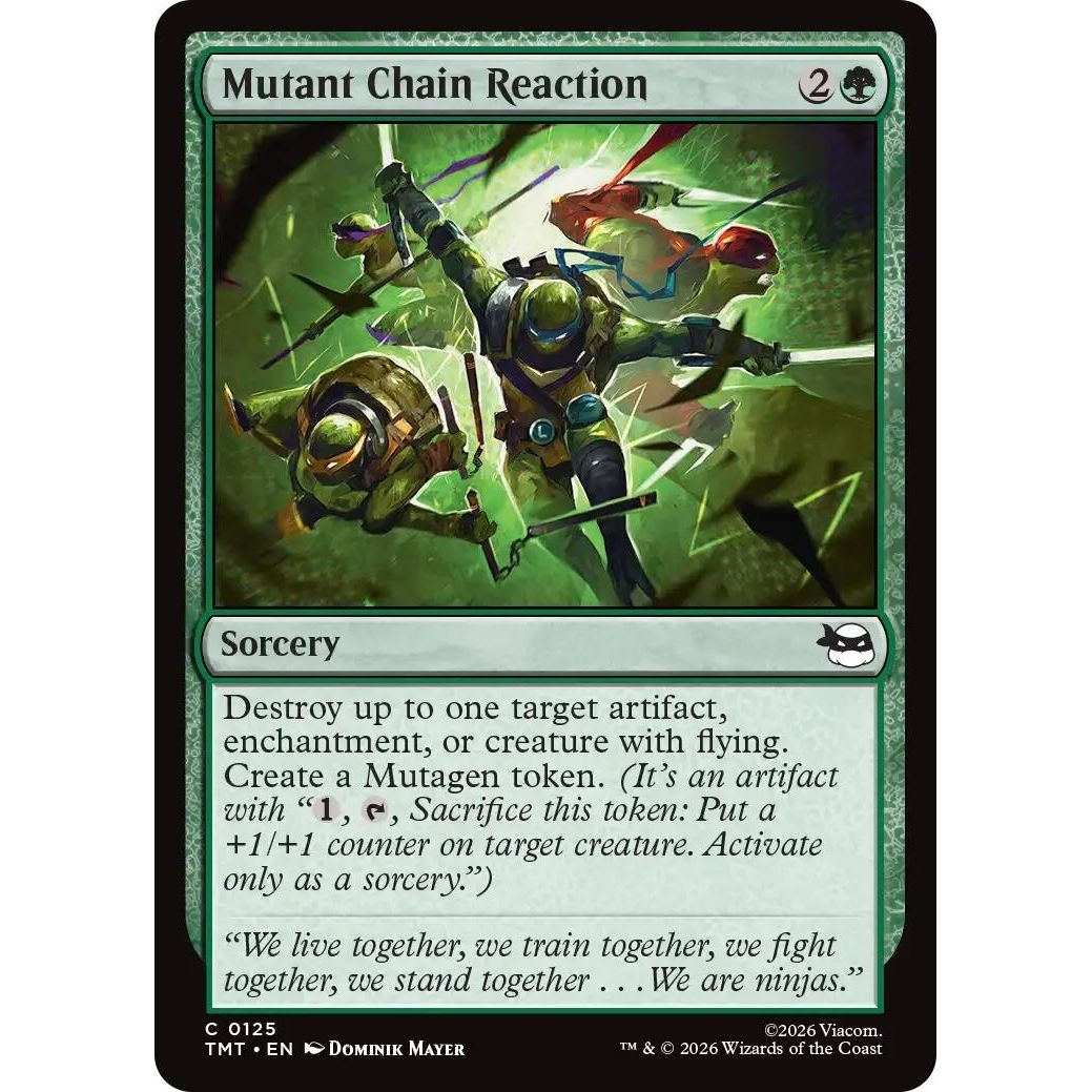 Image for Mutant Chain Reaction (125) (Teenage Mutant Ninja Turtles) - Magic: The Gathering