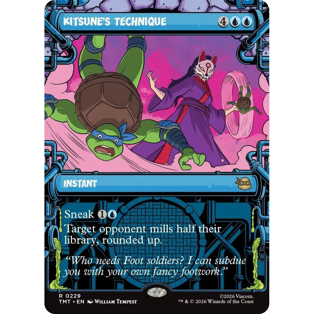 Image for Kitsune's Technique (Showcase) (229) (Teenage Mutant Ninja Turtles) - Magic: The Gathering