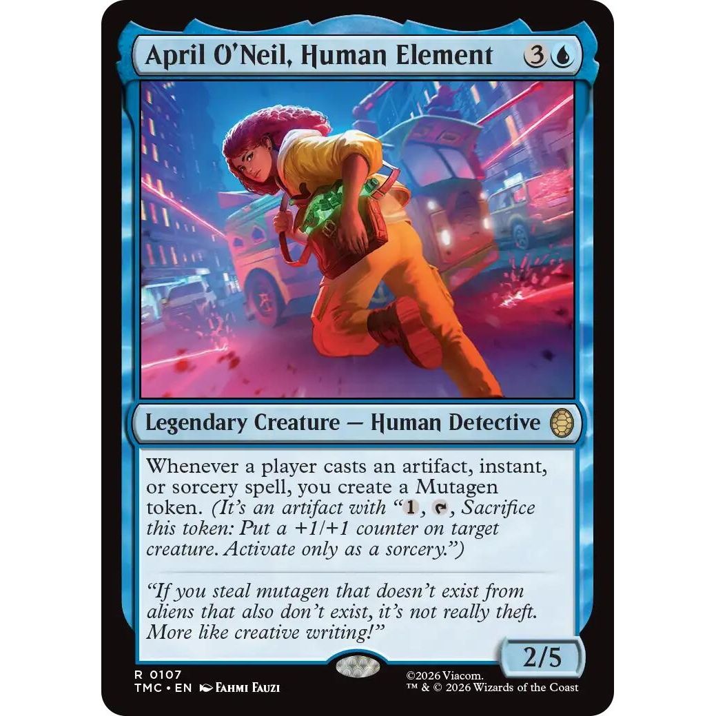 Image for April O'Neil, Human Element (107) (Teenage Mutant Ninja Turtles) - Magic: The Gathering