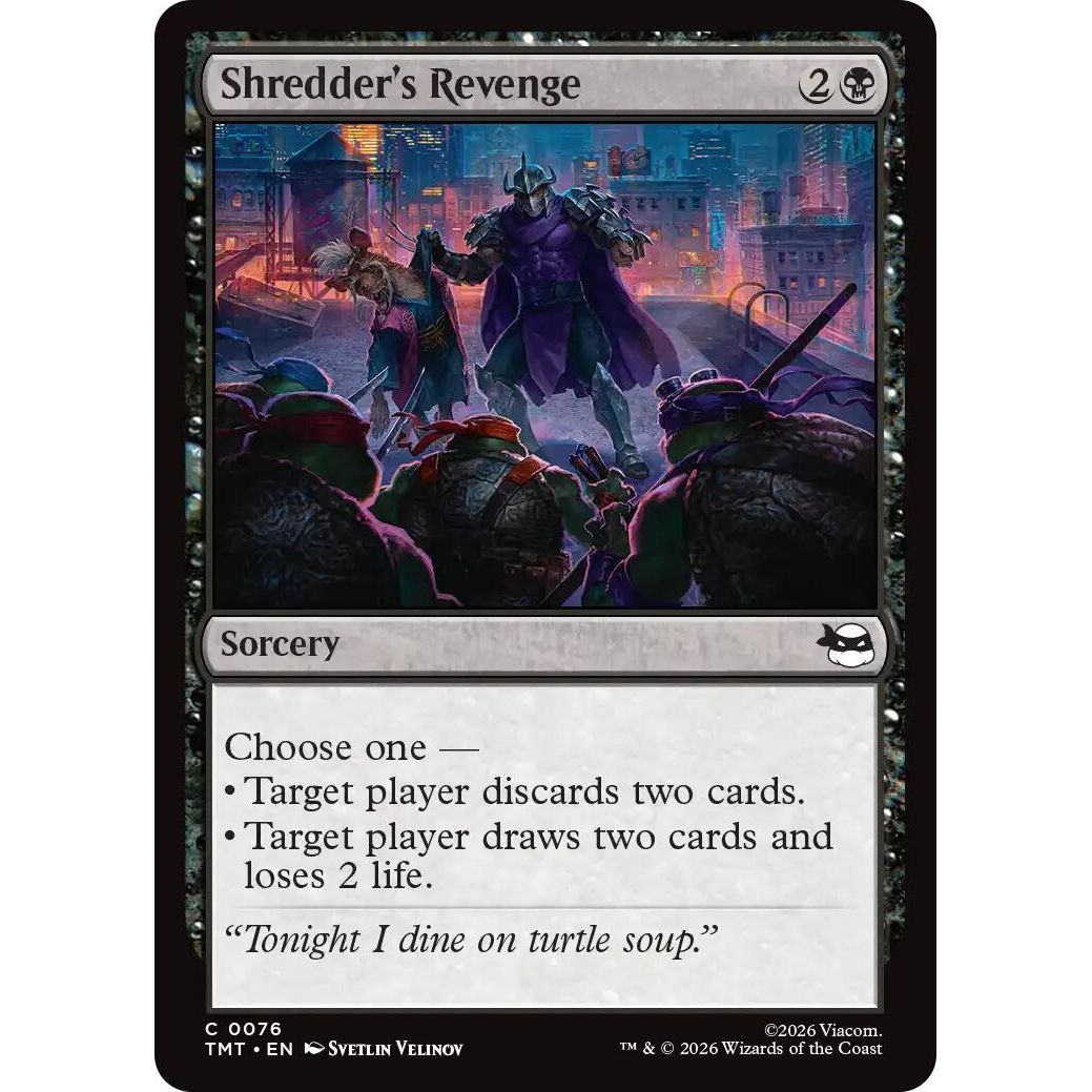 Image for Shredder's Revenge (76) (Teenage Mutant Ninja Turtles) - Magic: The Gathering