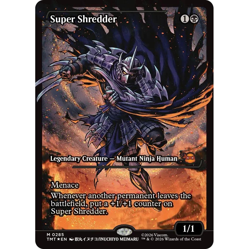 Image for Super Shredder (Showcase) (285) (Teenage Mutant Ninja Turtles) - Magic: The Gathering