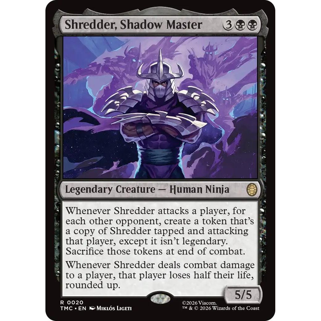 Image for Shredder, Shadow Master (20) (Teenage Mutant Ninja Turtles) - Magic: The Gathering