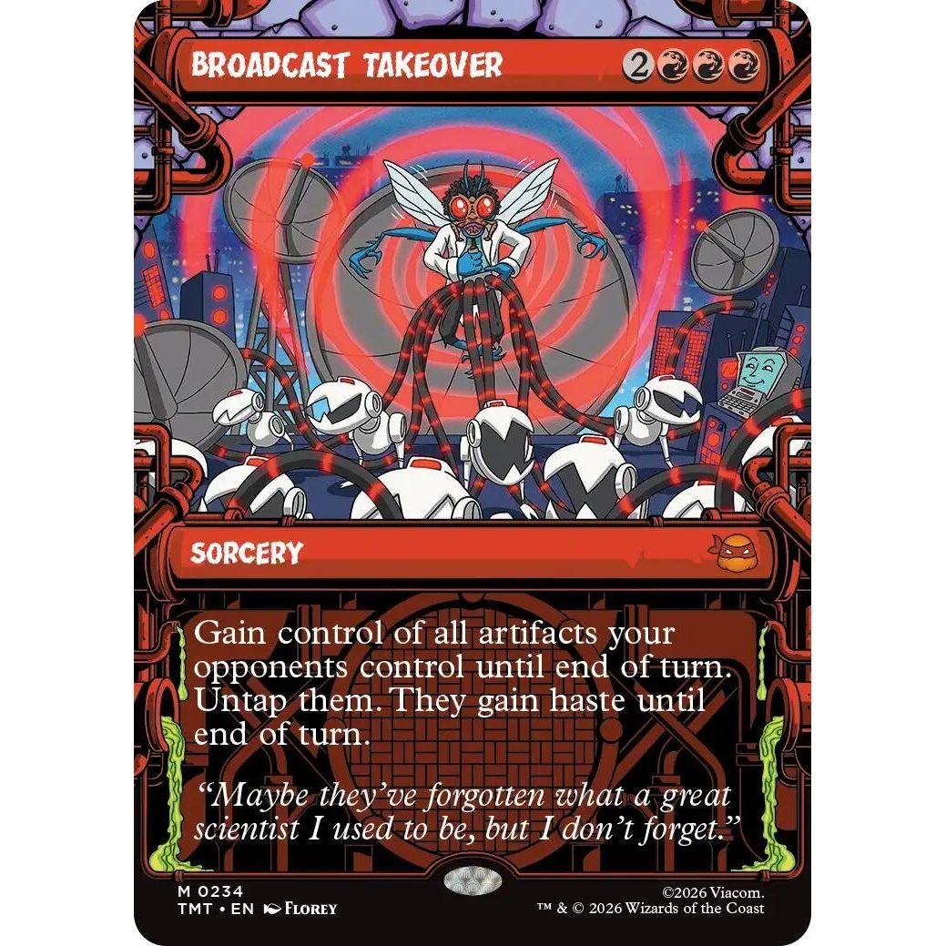 Image for Broadcast Takeover (Showcase) (234) (Teenage Mutant Ninja Turtles) - Magic: The Gathering