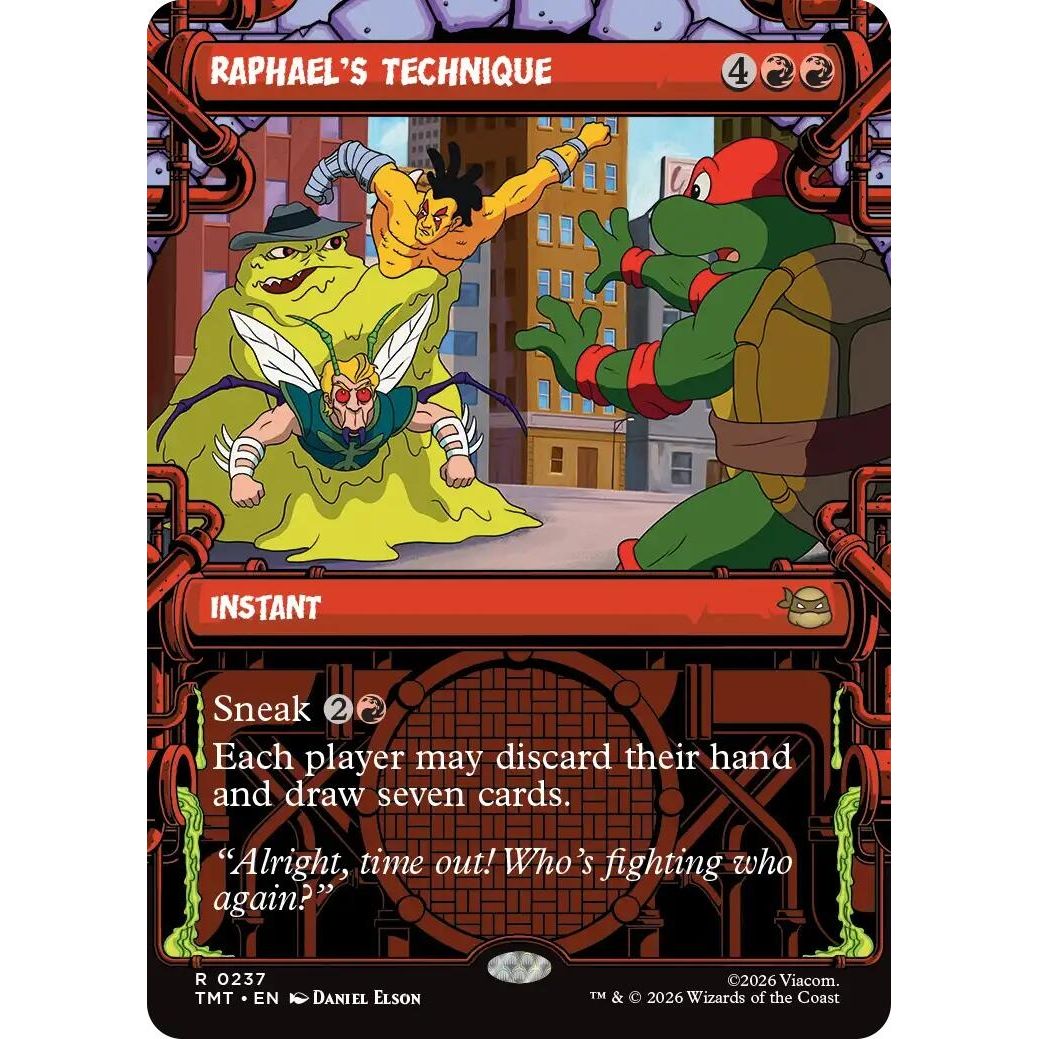 Image for Raphael's Technique (Showcase) (237) (Teenage Mutant Ninja Turtles) - Magic: The Gathering